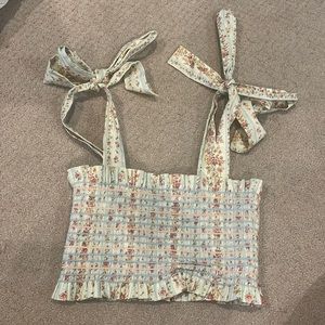 Petersyn floral crop top